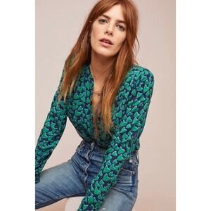 ANTHROPOLOGIE Colloquial 52 Conversations Heart Top My Funny Valentine 10